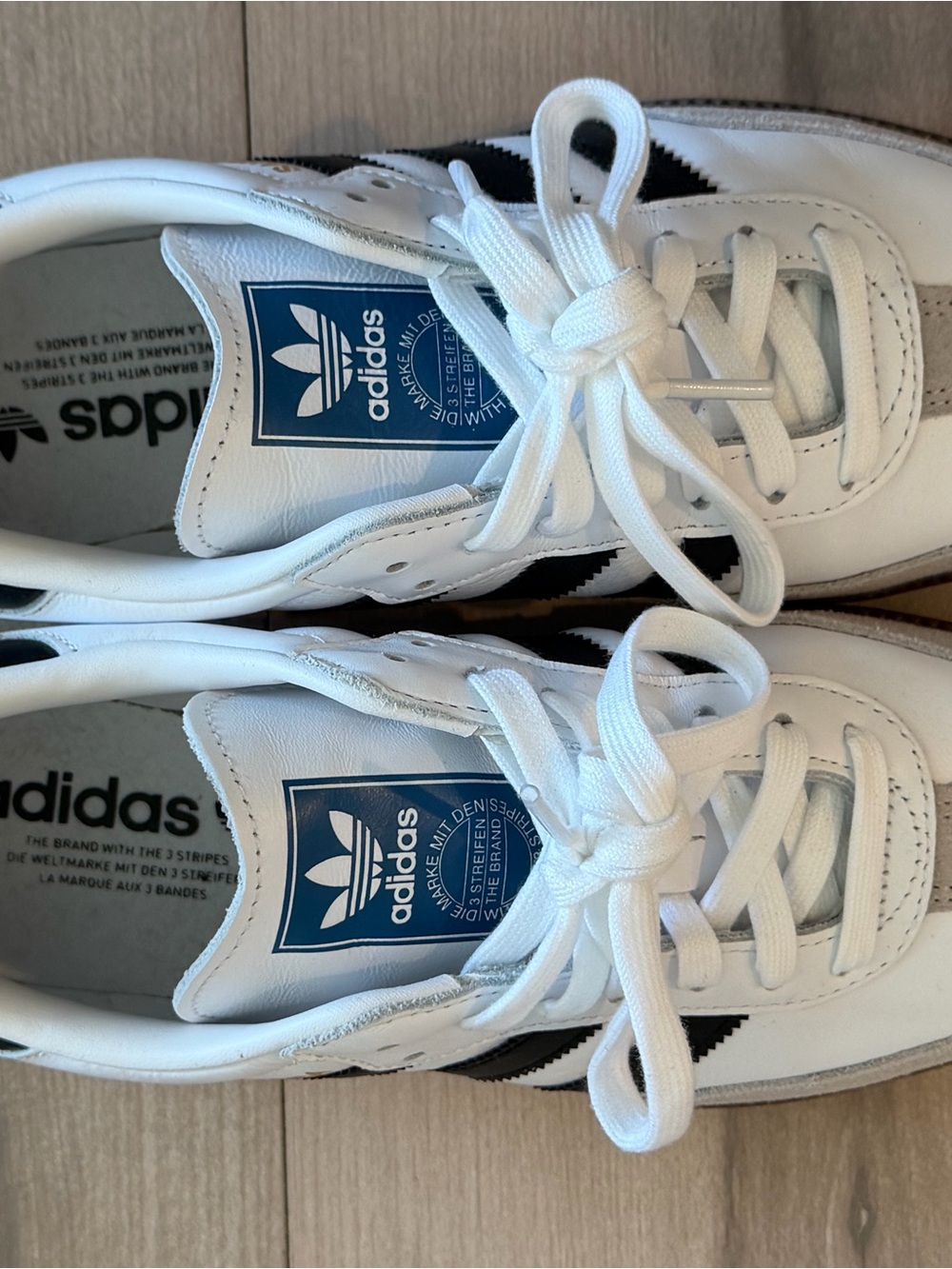 Adidas OG Samba Sneakers (Cloud White / Core Black) - Picture 7 of 9